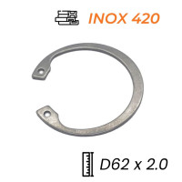 Phe Gài Lỗ Inox 420 DIN472 D62x2.0