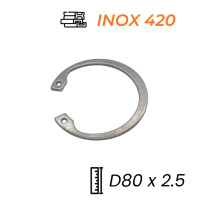 Phe Gài Lỗ Inox 420 DIN472 D80x2.5