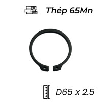 Phe Gài Trục Thép 65Mn DIN471 D65x2.5