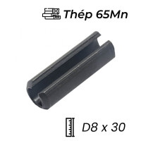 Chốt Ống DIN1481 Thép 65Mn Đen D8x30mm