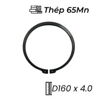 Phe Gài Trục Thép 65Mn DIN471 D160x4.0
