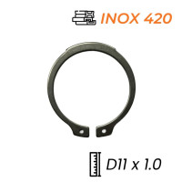 Phe Gài Trục Inox 420 DIN471 D11x1.0