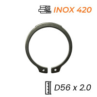 Phe Gài Trục Inox 420 DIN471 D56x2.0