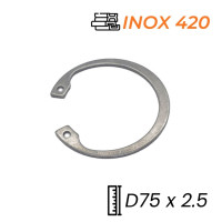 Phe Gài Lỗ Inox 420 DIN472 D75x2.5