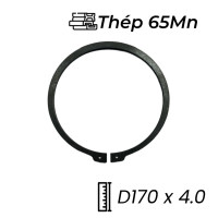 Phe Gài Trục Thép 65Mn DIN471 D170x4.0