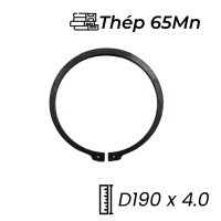 Phe Gài Trục Thép 65Mn DIN471 D190x4.0