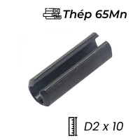 Chốt Ống DIN1481 Thép 65Mn Đen D2x10mm