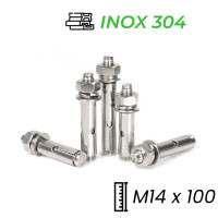 Tắc Kê Nở Inox 304 M14x100