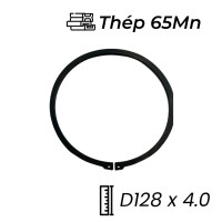Phe Gài Trục Thép 65Mn DIN471 D128x4.0