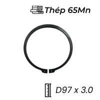 Phe Gài Trục Thép 65Mn DIN471 D97x3.0