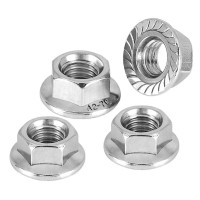 Tán Khía Inox 304 DIN6923 M14