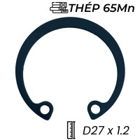 Phe Gài Lỗ Thép 65Mn DIN472 D27x1.2