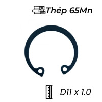 Phe Gài Lỗ Thép 65Mn DIN472 D11x1.0