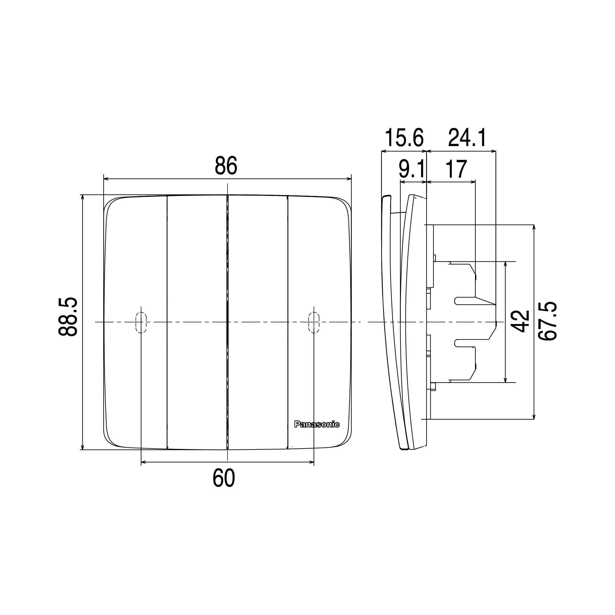 Công Tắc Panasonic WMT508-VN Minerva 2 Chiều
_drawing