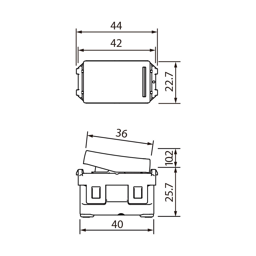 Công Tắc Panasonic WEVH5152-7MYZ Dòng Halumie 2 Chiều_drawing