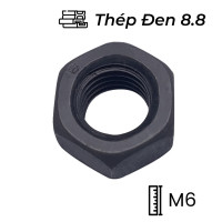 Tán Thép Đen 8.8 DIN934 M6