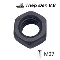 Tán Thép Đen 8.8 DIN934 M27