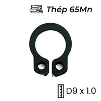 Phe Gài Trục Thép 65Mn DIN471 D9x1.0 (50Cái/Bịch)