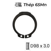 Phe Gài Trục Thép 65Mn DIN471 D98x3.0