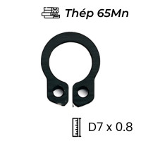 Phe Gài Trục Thép 65Mn DIN471 D7x0.8