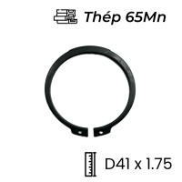 Phe Gài Trục Thép 65Mn DIN471 D41x1.75 (10Cái/Bịch)