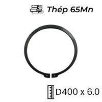 Phe Gài Trục Thép 65Mn DIN471 D400x6.0