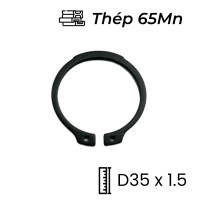 Phe Gài Trục Thép 65Mn DIN471 D35x1.5