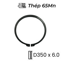 Phe Gài Trục Thép 65Mn DIN471 D350x6.0