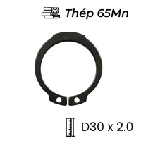 Phe Gài Trục Thép 65Mn DIN471 D30x2.0