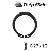 Phe Gài Trục Thép 65Mn DIN471 D27x1.2