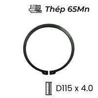 Phe Gài Trục Thép 65Mn DIN471 D115x4.0