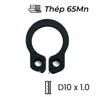 Phe Gài Trục Thép 65Mn DIN471 D10x1.0 (50Cái/Bịch)