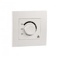 Bộ Công Tắc Điều Chỉnh Tốc Độ Quạt Màu Trắng Schneider Kb31Rf250_We