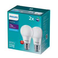 Bộ 2 Bóng Đèn LED ESS 7W E27 6500K 230V Philips 929002299194