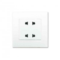 Ổ Cắm Đôi 2 Chấu 10A Kb426Us2_We_G19 Schneider