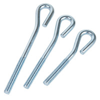 Bulong Neo Bẻ JA Thép Mạ Kẽm 8.8 M24x325 (Dài 325mm, Bẻ Móc 100, Ren 60mm)