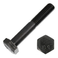 Bulong Thép Đen 10.9 GB5782 M14x130 Ren Lửng (AF21)