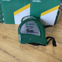 Thước Cuộn Thép Vỏ Nhựa ABS 5m Sata 91315A