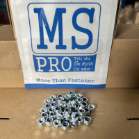 Tán Keo Thép Mạ Kẽm Trắng Cr3+ 8.8 DIN985 M6