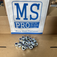 Tán Keo Thép Mạ Kẽm Trắng Cr3+ 8.8 DIN985 M8