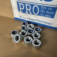 Tán Keo Thép Mạ Kẽm Trắng Cr3+ 8.8 DIN985 M12