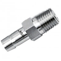 FD-LOK Male Adapter OD 3/8 - 3/8RT Tube Fitting -AM-FT6-RT6