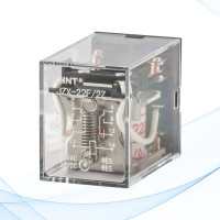 Rờ Le Trung Gian 2 Tiếp Điểm Dạng Cắm Có LED Chint CHT-JZX-22F(D)/2Z PLU AC220V