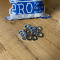 Lông Đền Phẳng Thép Mạ Kẽm Trắng Cr3+ DIN125 M8