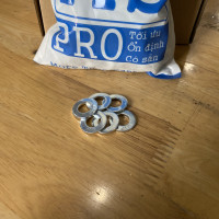 Lông Đền Phẳng Thép Mạ Kẽm Trắng Cr3+ DIN125 M10