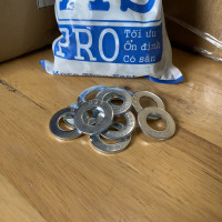 Lông Đền Phẳng Thép Mạ Kẽm Trắng Cr3+ DIN125 M14