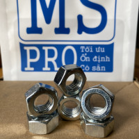 Tán Thép Mạ Kẽm Trắng Cr3+ 8.8 DIN934 M12