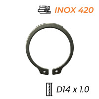 Phe Gài Trục Inox 420 DIN471 D14x1.0