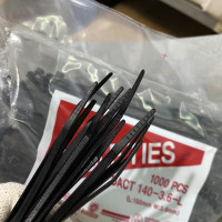 Dây Rút Nhựa Chống Tia UV Màu Đen DONG-A 140x3.6mm (100 Sợi/Bịch)