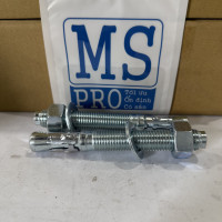 Tắc Kê Nở 3 Cánh Thép Mạ Kẽm M20x160